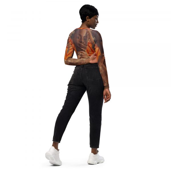 Zyah Belle long-sleeve crop top - Image 5